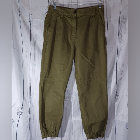 Bershka Women's Olive Green Cargo Pants NWT - Picture 1 of 16